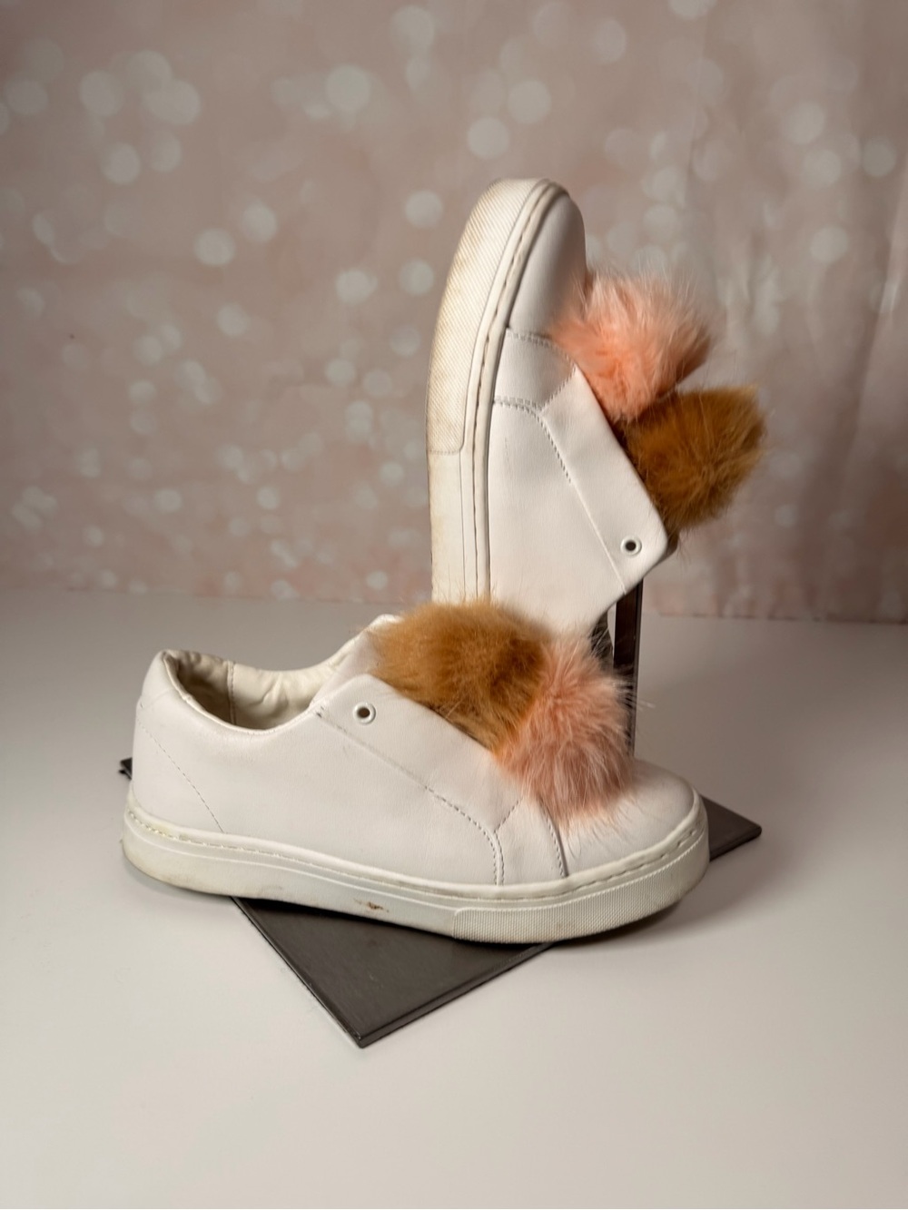 SAM EDELMAN White Leather Sneaker LEYA